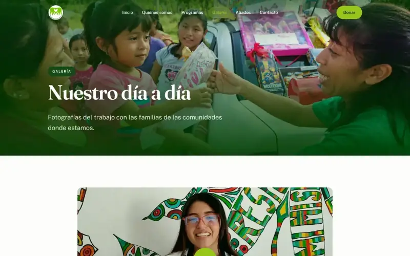 Galería fotográfica del trabajo con las familias